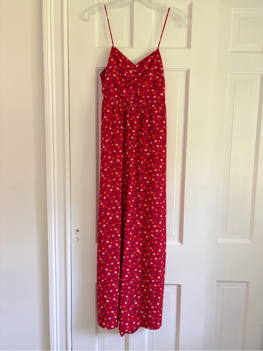 Madewell Ruched Wide-Leg Jumpsuit in Prairie Posies - Picture 2 of 15